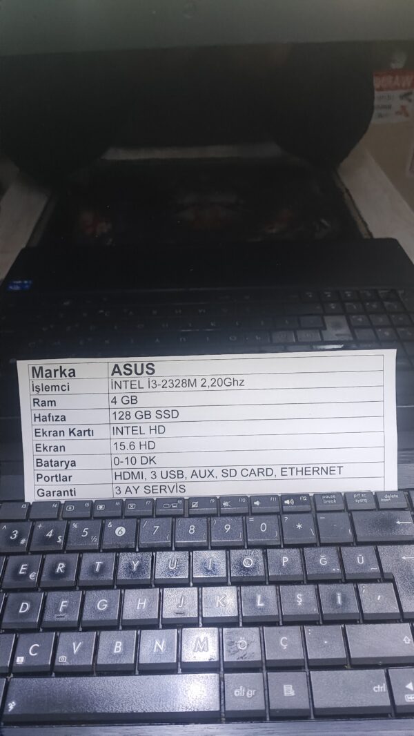 Asus i3-2328M 4GB Ram 128GB SSD intel HD Grafik